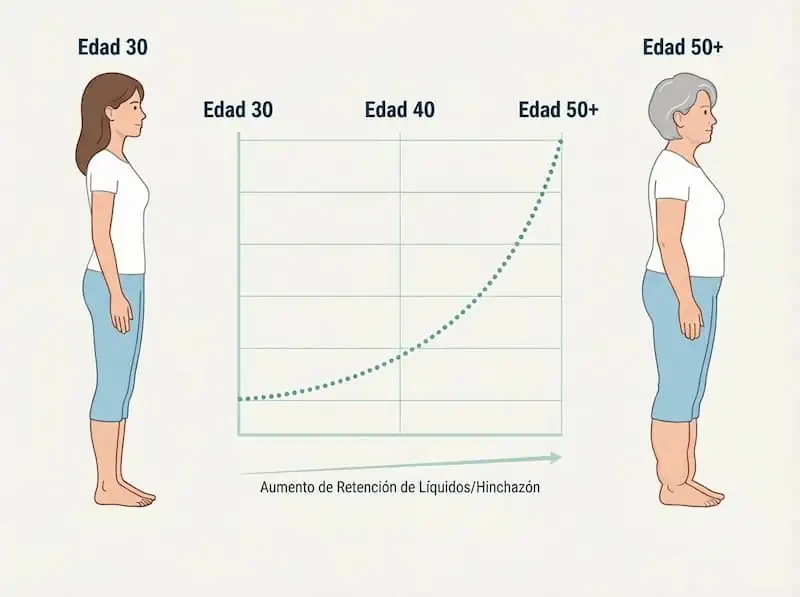 Drenaje linfático y edad